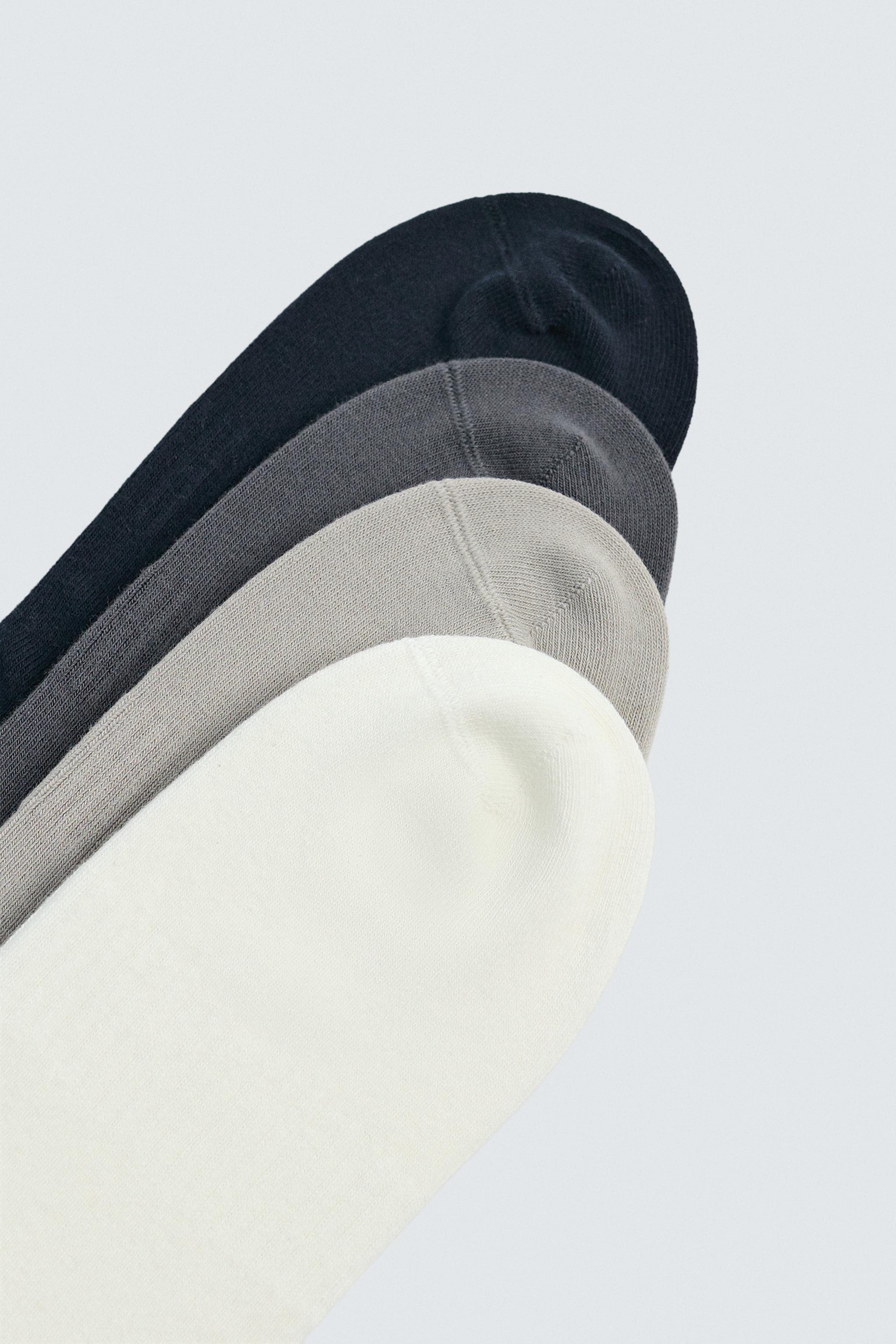 CHAUSSETTES COURTES BASIQUES PACK DE 4